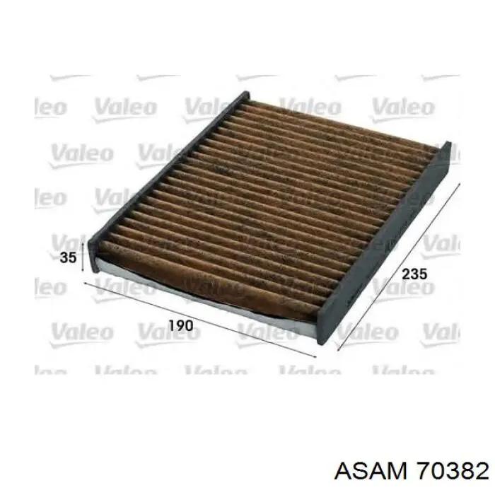 Фильтр воздушный отопителя Asam 70382 цена, от 5.77 USD