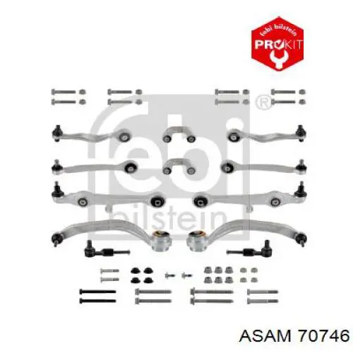 Комплект рычагов передней подвески Asam 70746 цена, от 206.95 USD