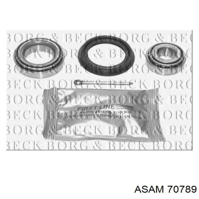 Подшипник задней ступицы 70789 Asam