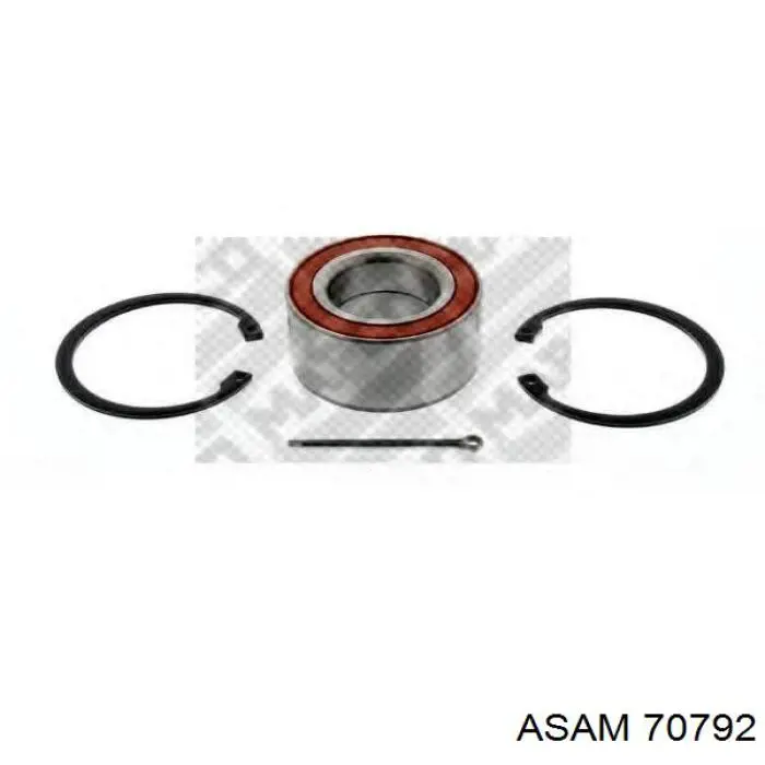 Подшипник ступицы 70792 Asam