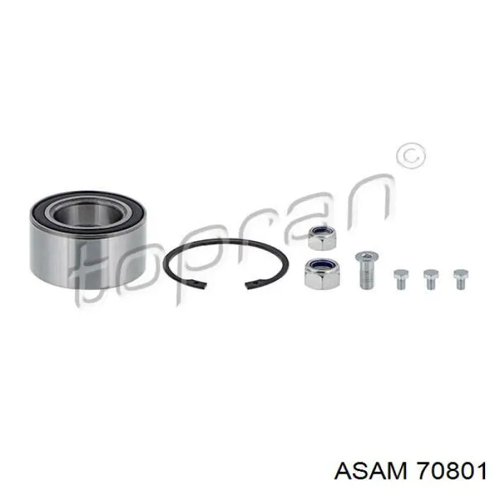 Комплект подшипника ступицы колеса Asam 70801 цена, от 18.08 USD