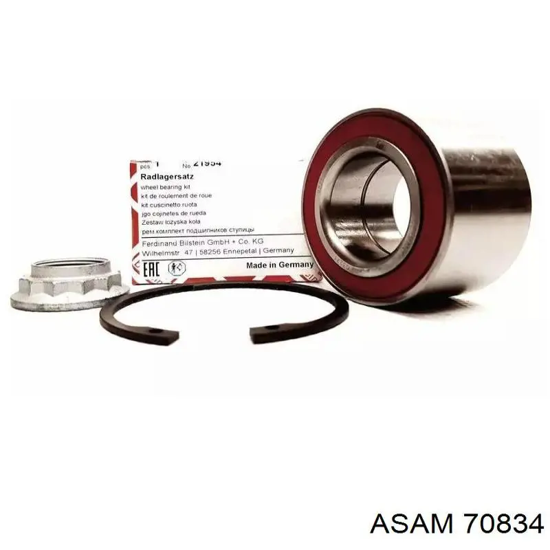 Подшипник задней ступицы 70834 Asam
