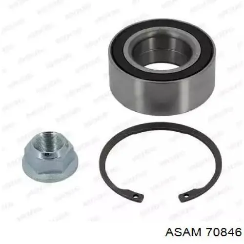 Подшипник ступицы передней/задней 70846 Asam