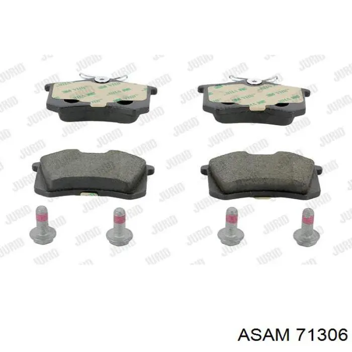 Задние тормозные колодки 71306 Asam