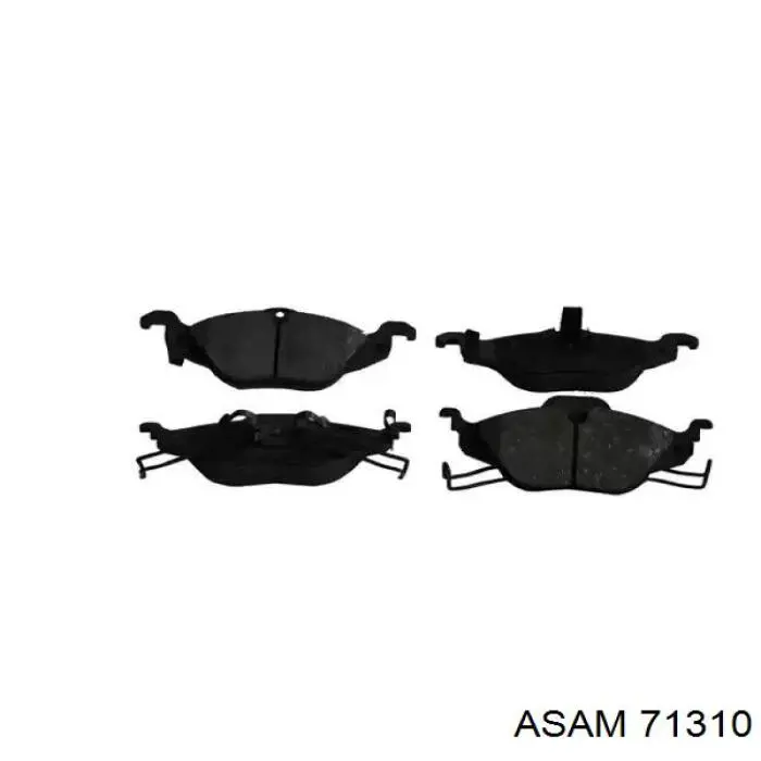 Передние тормозные колодки 71310 Asam