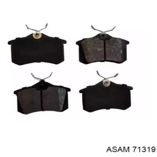 Купить 71319 Asam Колодки тормозные задние, дисковые