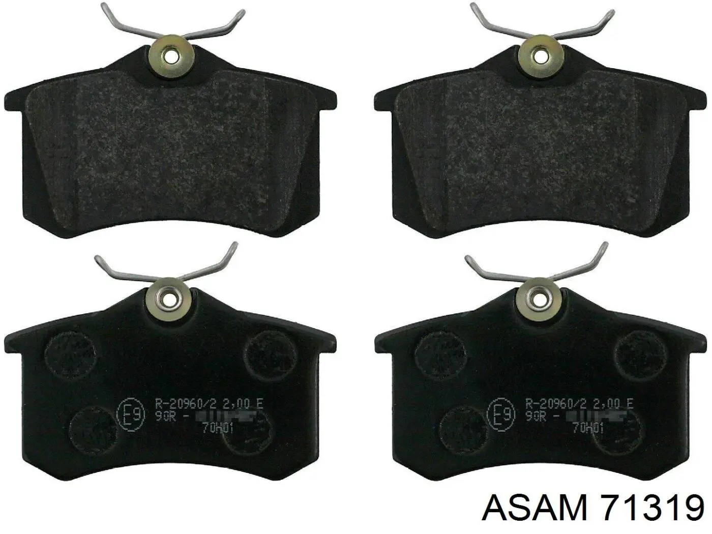 Колодки дисковые  Asam 71319 цена, от 12.32 USD