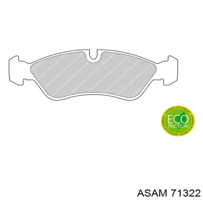 Колодки Asam 71322 цена, от 16.12 USD