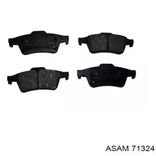 Купить 71324 Asam Колодки тормозные задние, дисковые