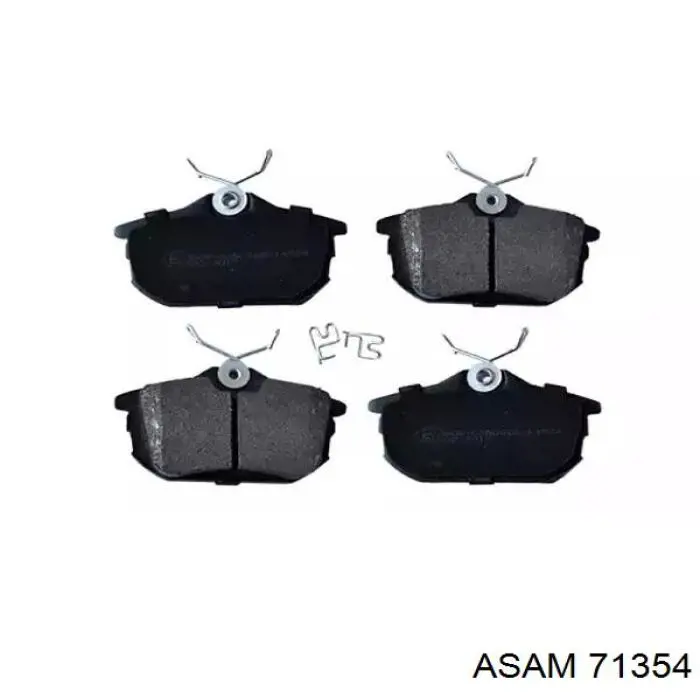 Купить 71354 Asam Колодки тормозные задние, дисковые