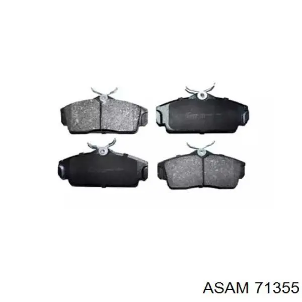 71355 Asam передние тормозные колодки