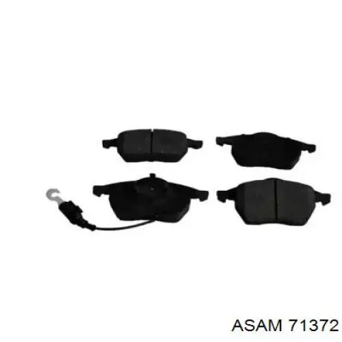 Купить 71372 Asam Колодки тормозные