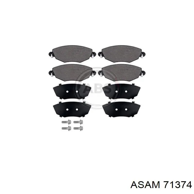Колодки дисковые  Asam 71374 цена, от 14.73 USD