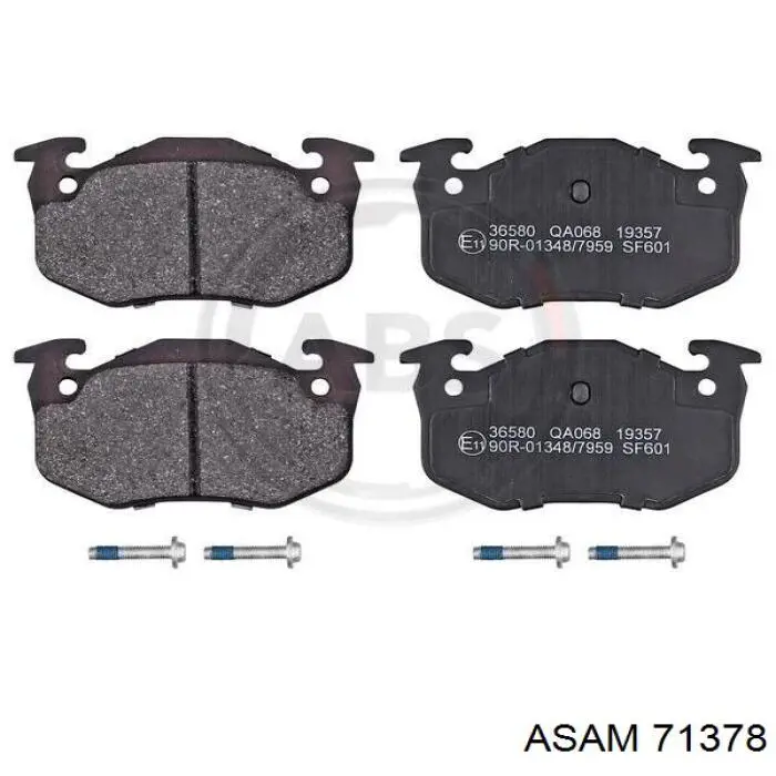 Колодки дисковые  Asam 71378 цена, от 11.64 USD
