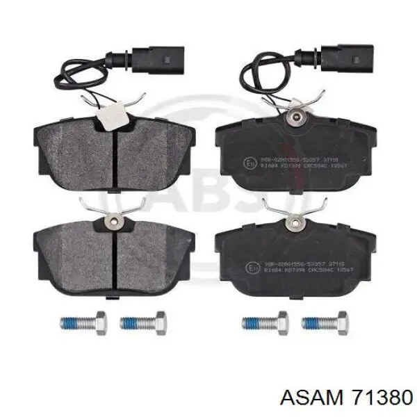Колодки дисковые  Asam 71380 цена, от 16.39 USD