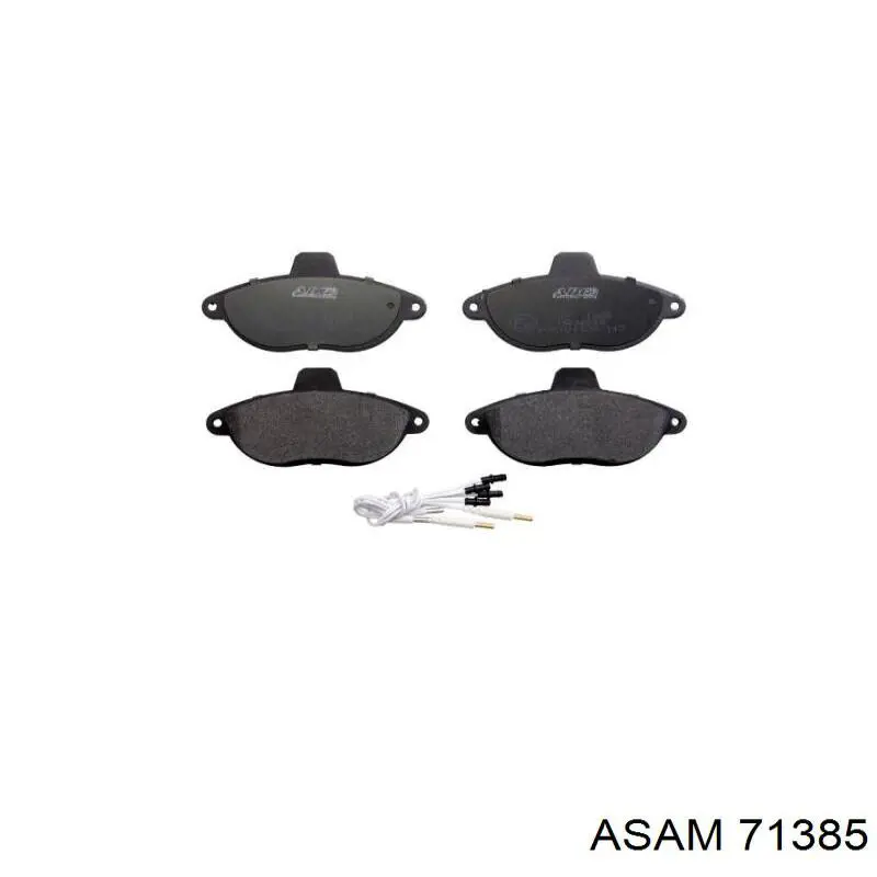 Передние тормозные колодки 71385 Asam