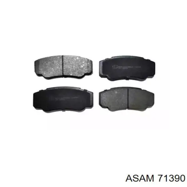 71390 Asam колодки тормозные задние дисковые