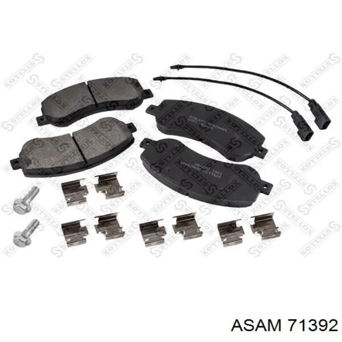 Купить 71392 Asam Колодки тормозные