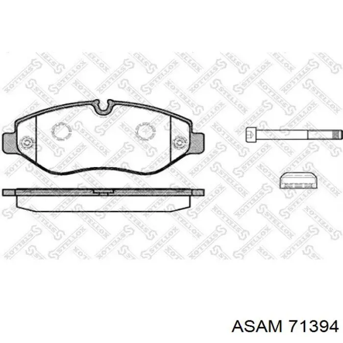 Колодки Asam 71394 цена, от 24.91 USD