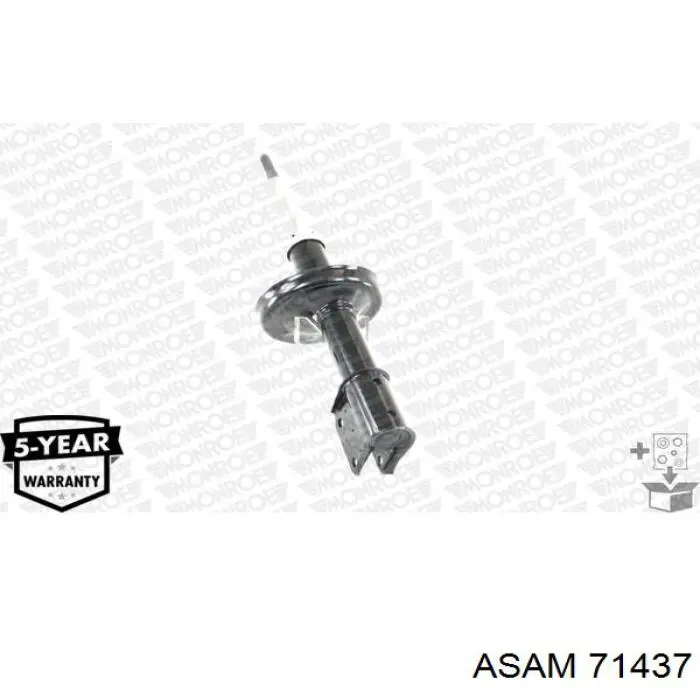 Стойка амортизатора передняя Asam 71437 цена, от 41.87 USD