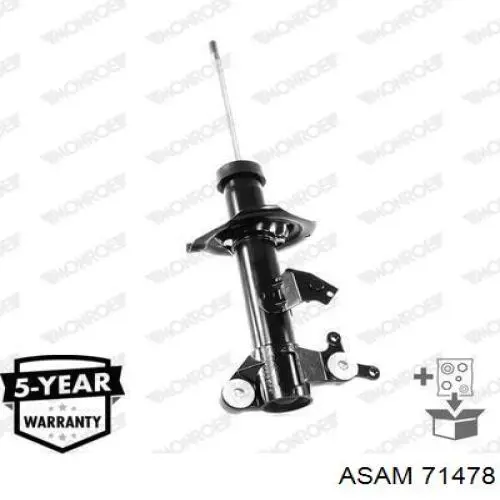 Амортизатор подвески передний левый Asam 71478 цена, от 46.50 USD