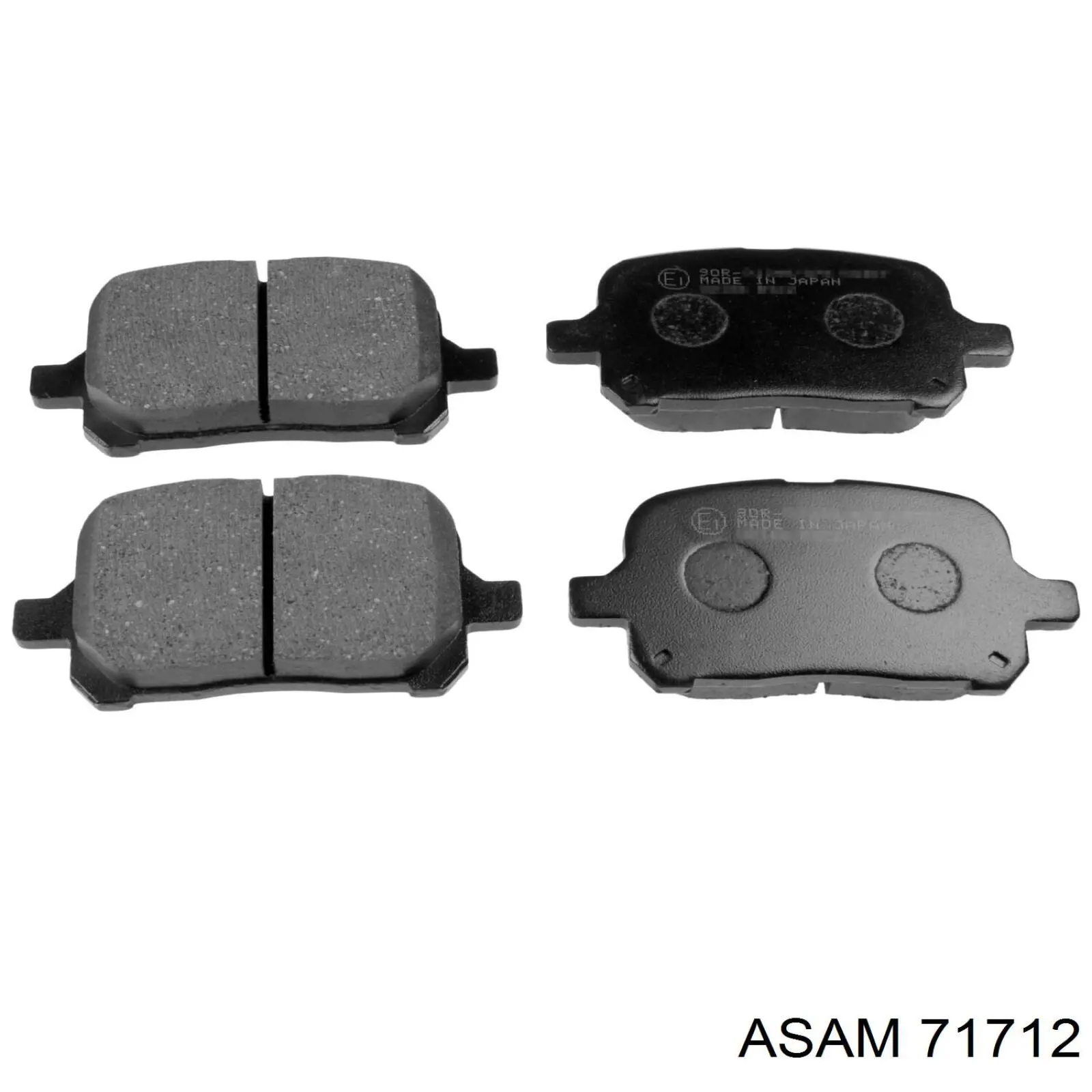 Купить 71712 Asam Колодки тормозные