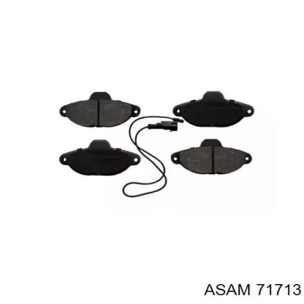 Колодки Asam 71713 цена, от 13.74 USD