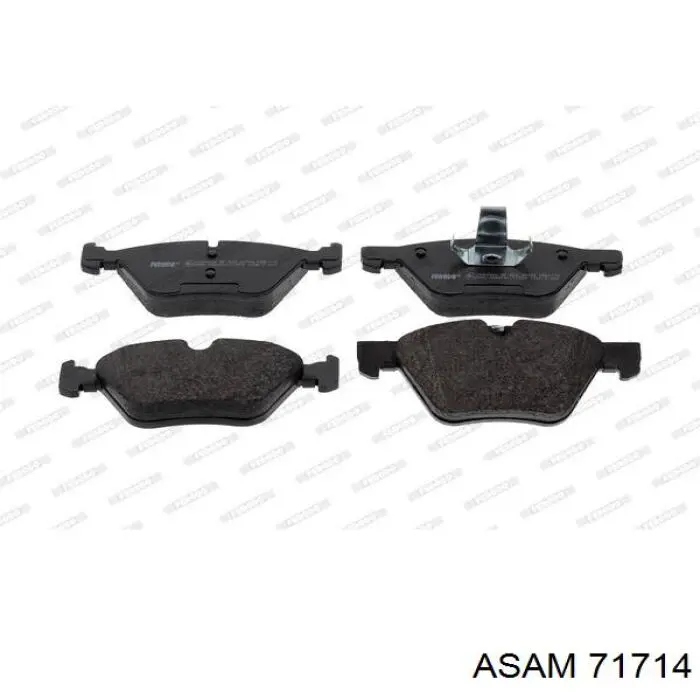 Купить 71714 Asam Колодки тормозные задние, дисковые