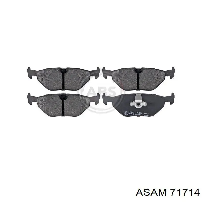 Задние дисковые колодки Asam 71714