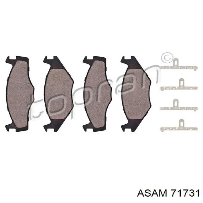 Колодки Asam 71731 цена, от 10.46 USD