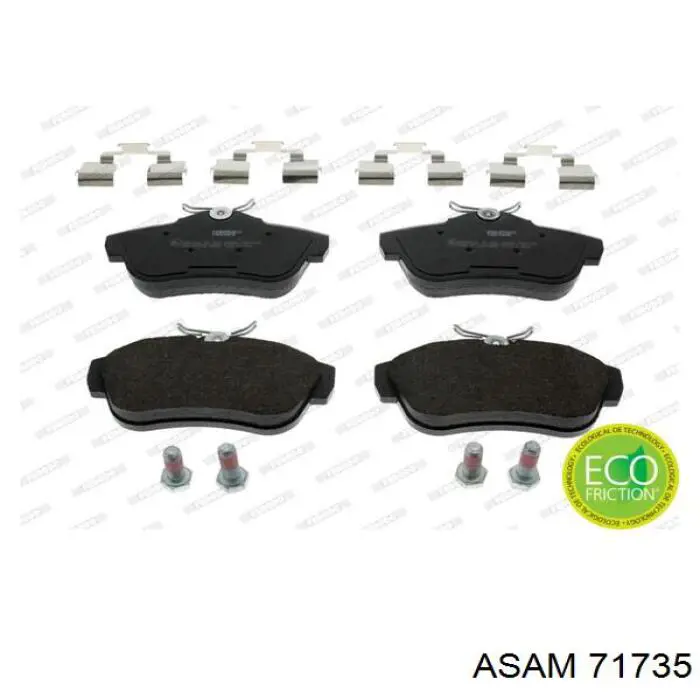 Колодки дисковые  Asam 71735 цена, от 19.66 USD
