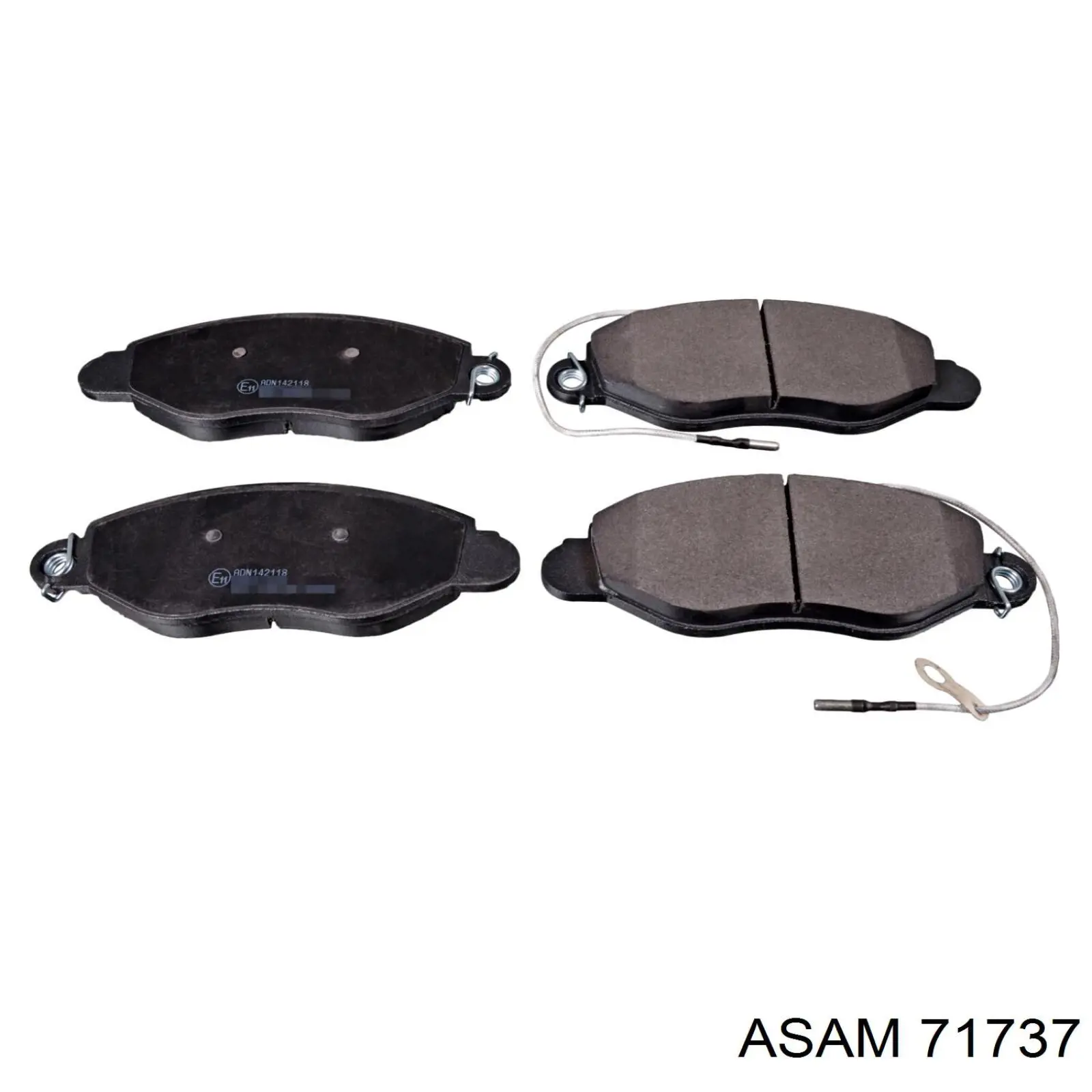Купить 71737 Asam Колодки тормозные