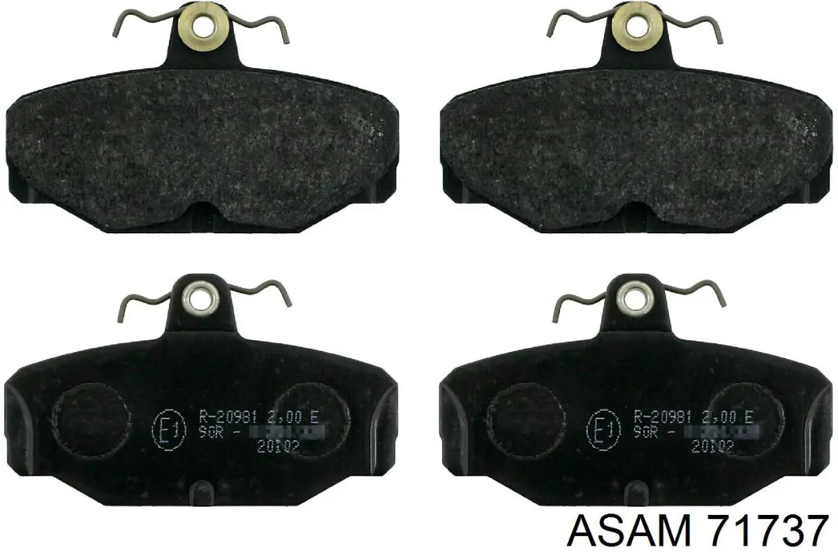Колодки Asam 71737 цена, от 22.55 USD