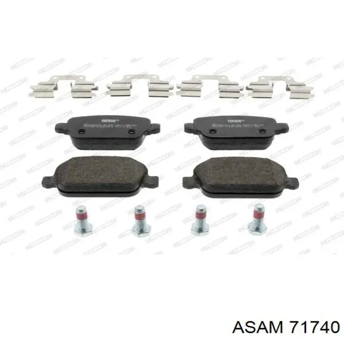 Колодки дисковые  Asam 71740 цена, от 11.36 USD