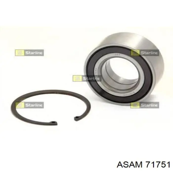 Подшипник ступицы 71751 Asam