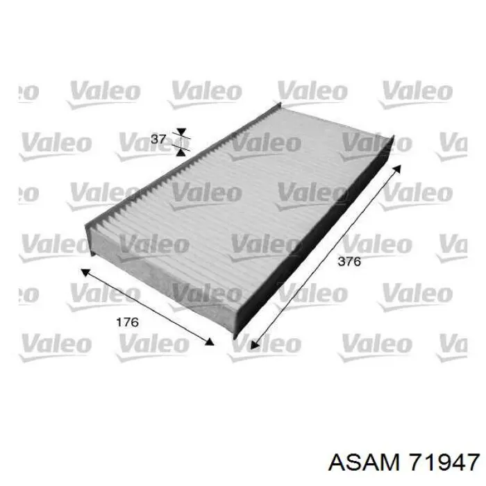 Фильтр воздушный отопителя Asam 71947 цена, от 6.59 USD