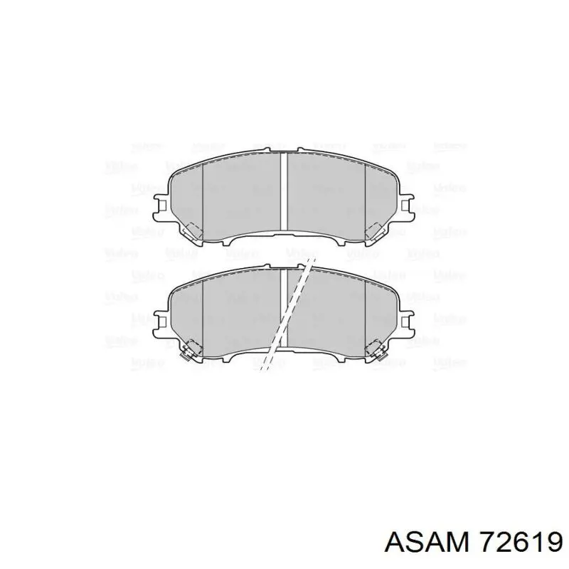 Колодки Asam 72619 цена, от 18.28 USD