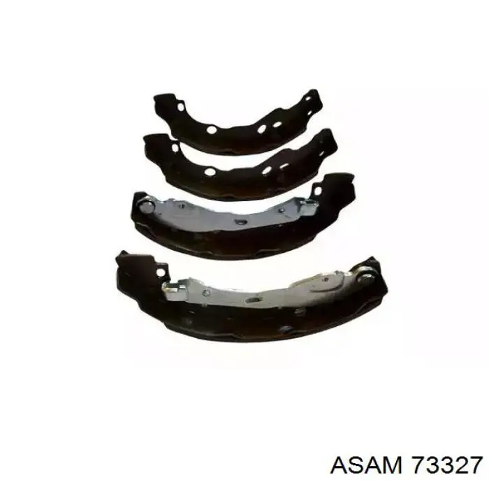 Задние барабанные колодки 73327 Asam