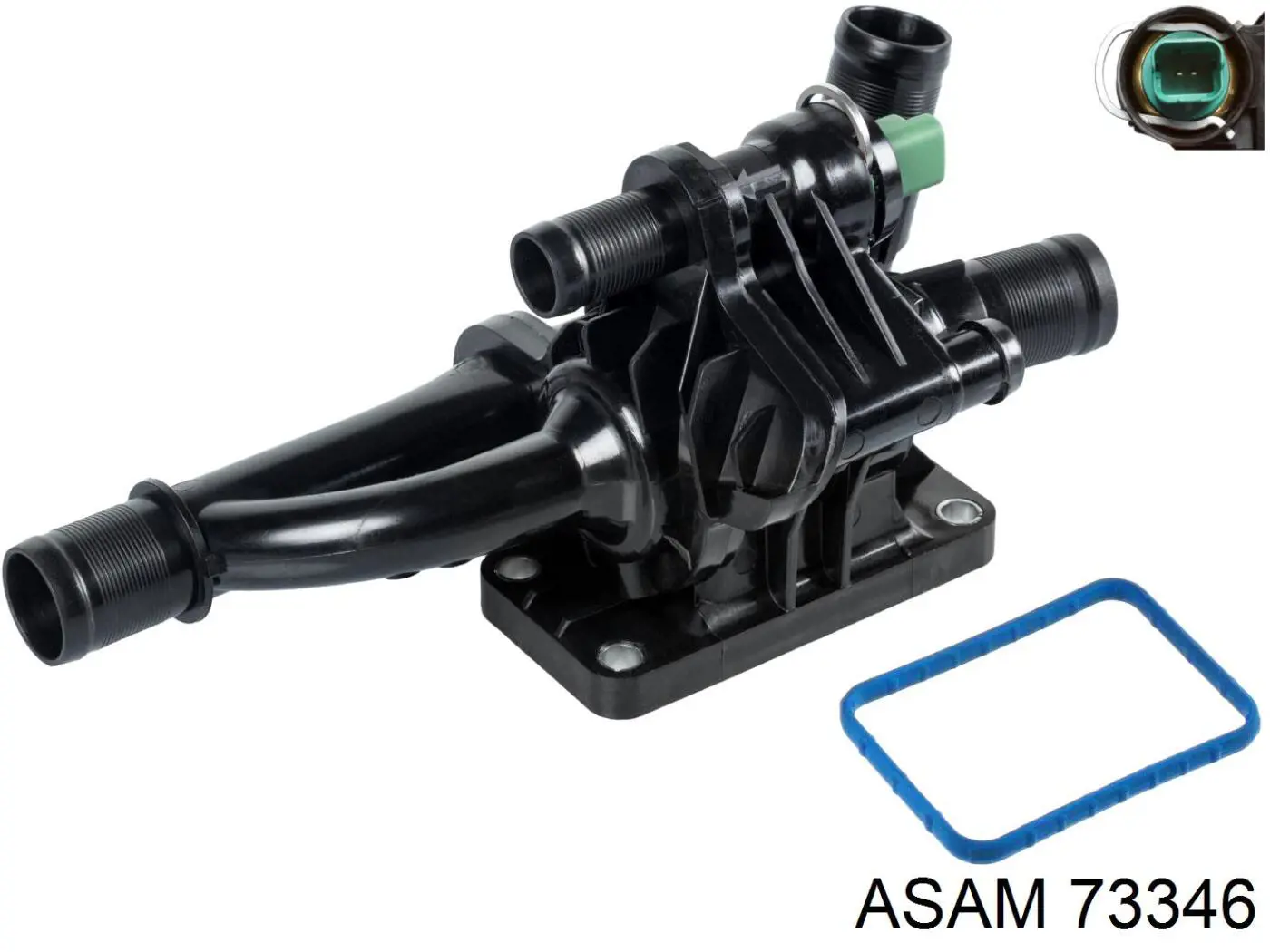 Caja del termostato 73346 Asam