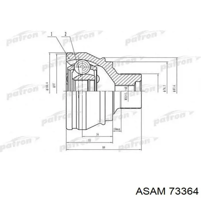 Купить TOJ0041 Magneti Marelli Внешняя граната