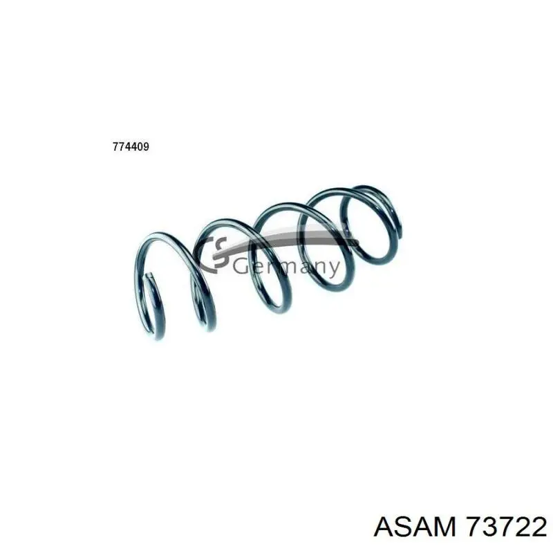 Пружина амортизатора передняя Asam 73722 цена, от 24.48 USD