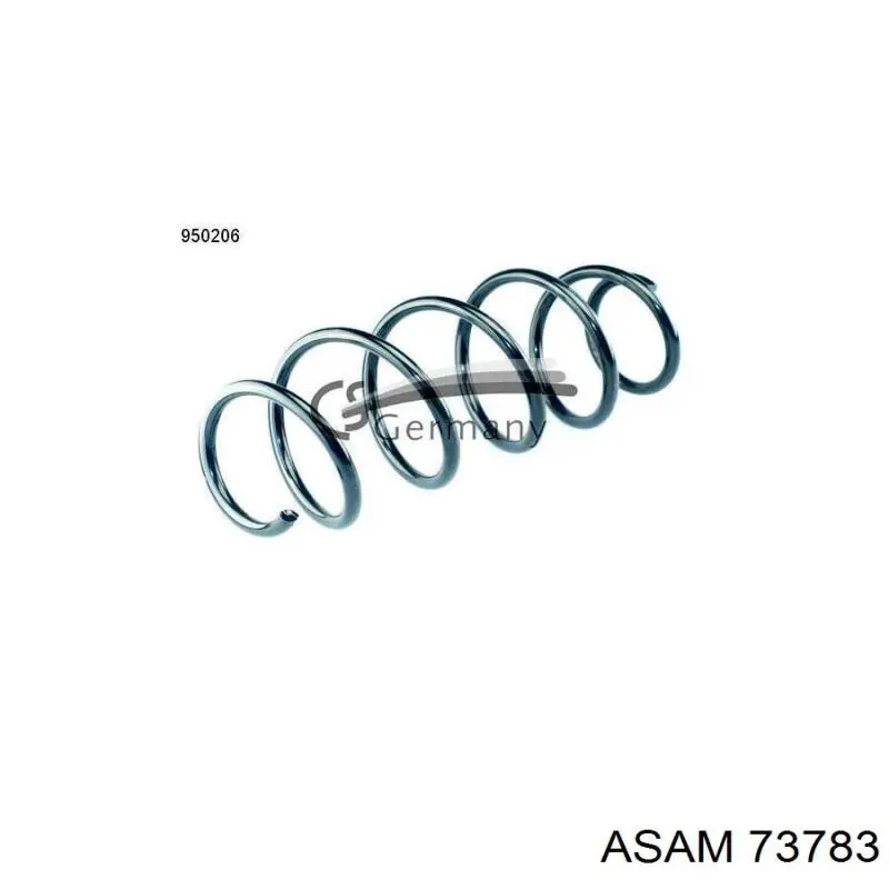 Пружина амортизатора передняя Asam 73783 цена, от 11.65 USD