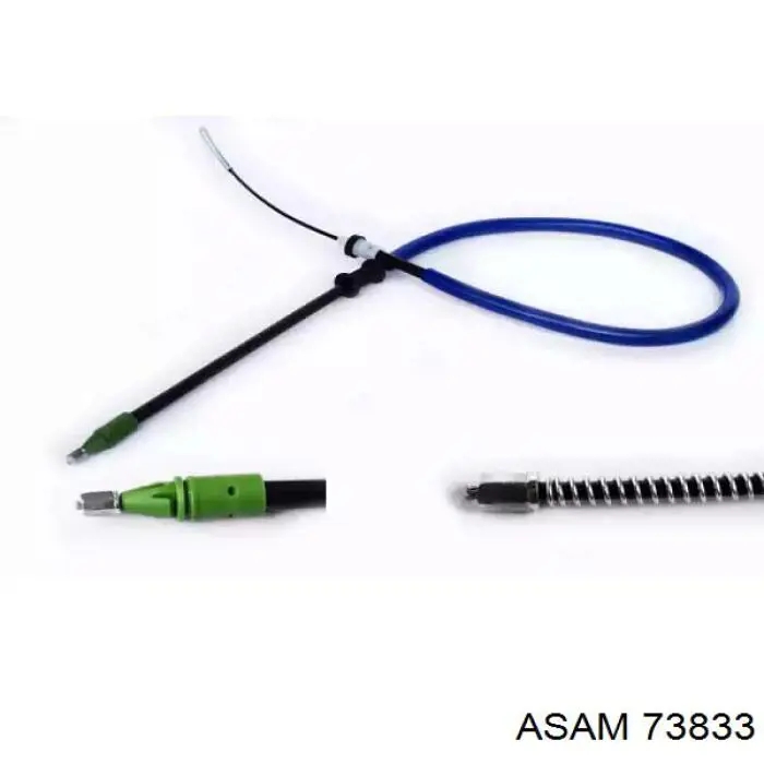 Cable de freno de mano trasero derecho/izquierdo 73833 Asam