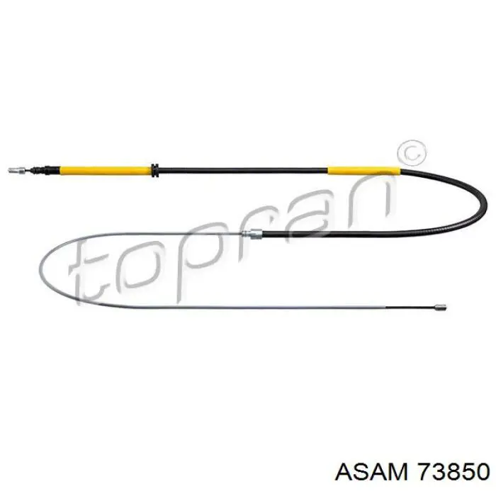 Cable de freno de mano trasero derecho/izquierdo 73850 Asam