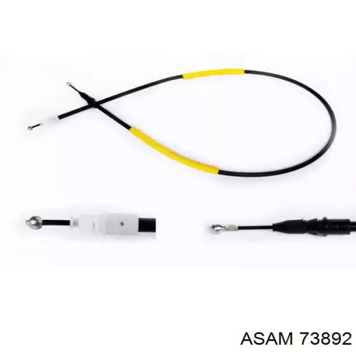 Задний правый трос ручника 73892 Asam
