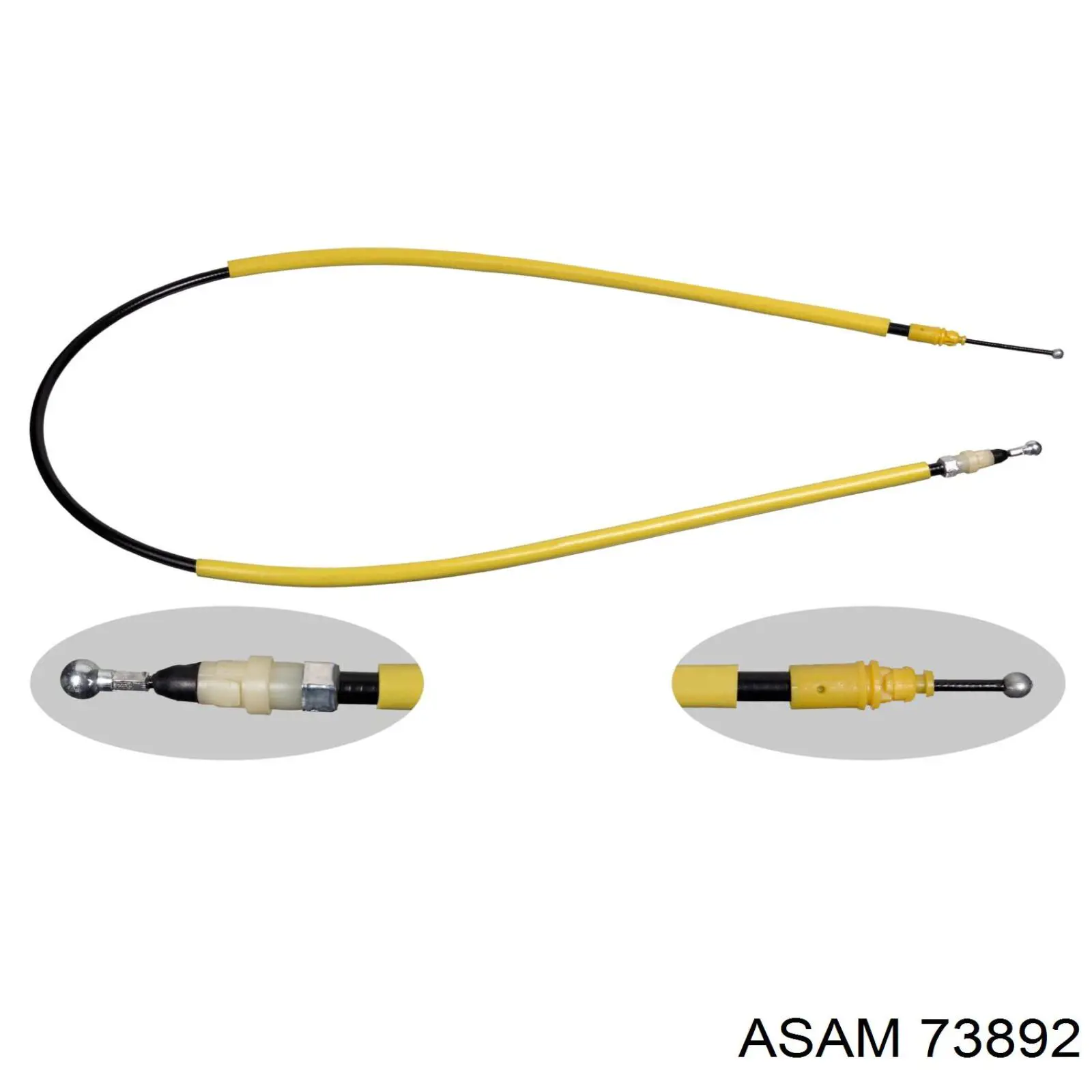 Cable de freno de mano trasero derecho 73892 Asam