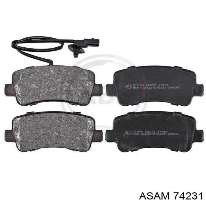 Колодки дисковые  Asam 74231 цена, от 18.87 USD