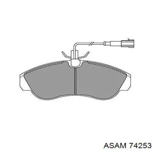 Купить 74253 Asam Колодки тормозные