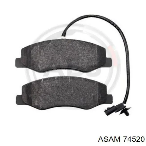 Колодки дисковые  Asam 74520 цена, от 22.38 USD