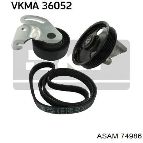 Паразитный ролик приводного ремня Asam 74986 цена, от 16.85 USD